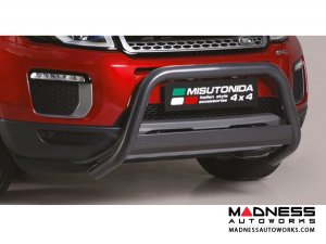 Range Rover Evoque Front Bumper Guard by Misutonida - EC Medium - Black Powder Coated Finish - 2016+ 